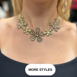 Necklace Short Gold/Bead