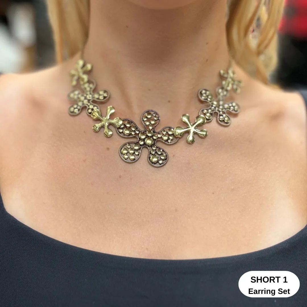 Necklace Short Gold/Bead