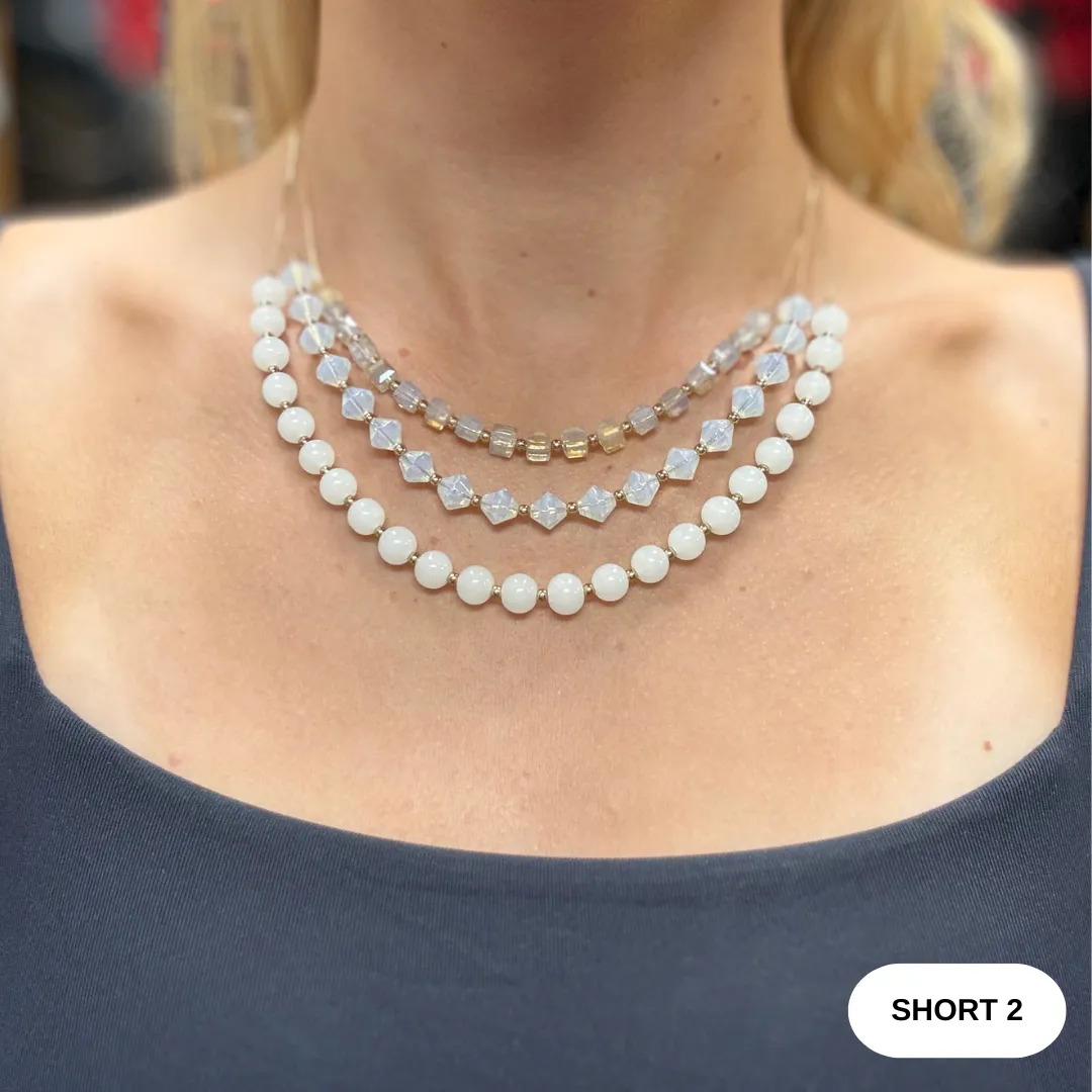 Necklace Short Gold/Bead