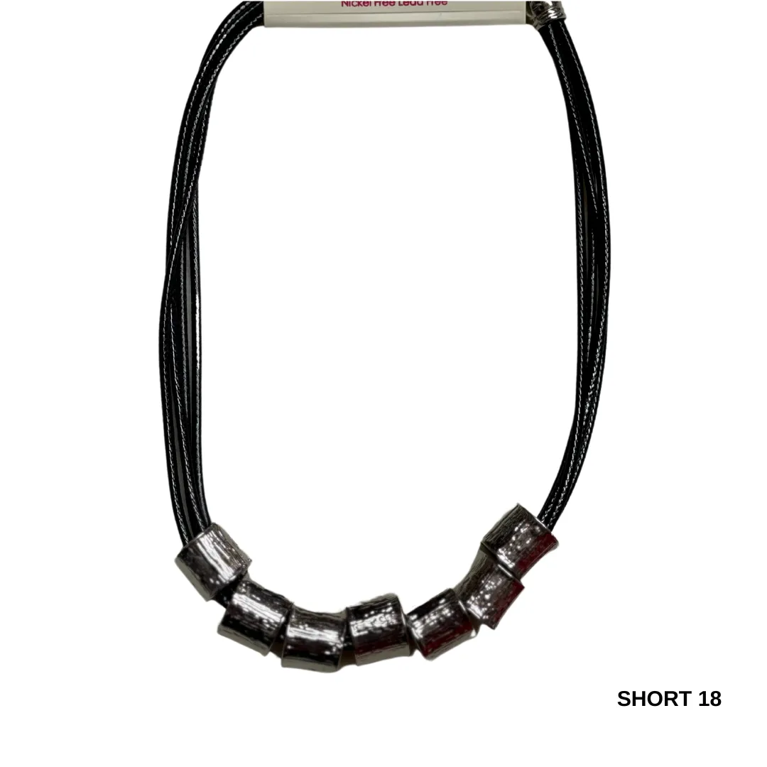 Necklace Short Silver/Bead