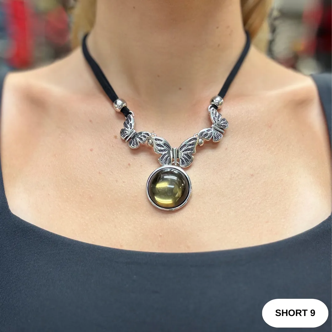 Necklace Short Silver/Bead