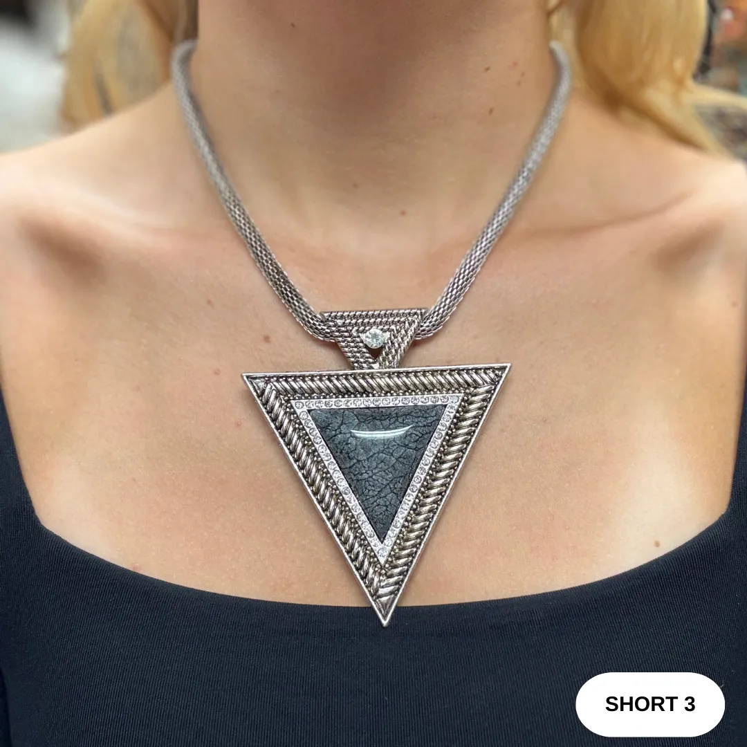 Necklace Short Silver/Bead