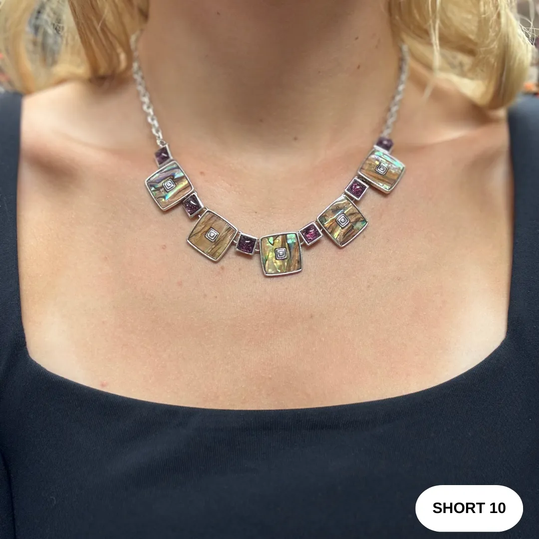Necklace Short Silver/Bead