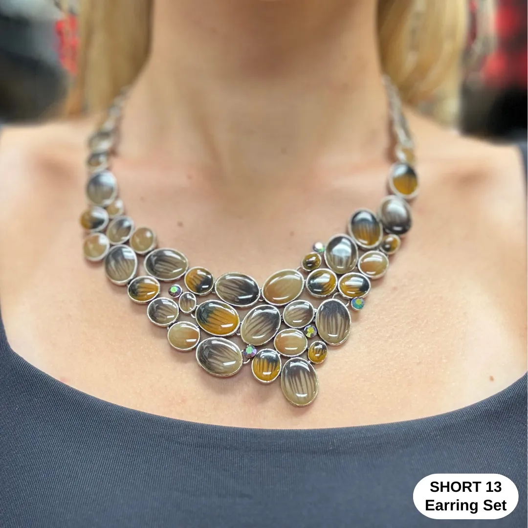 Necklace Short Silver/Bead