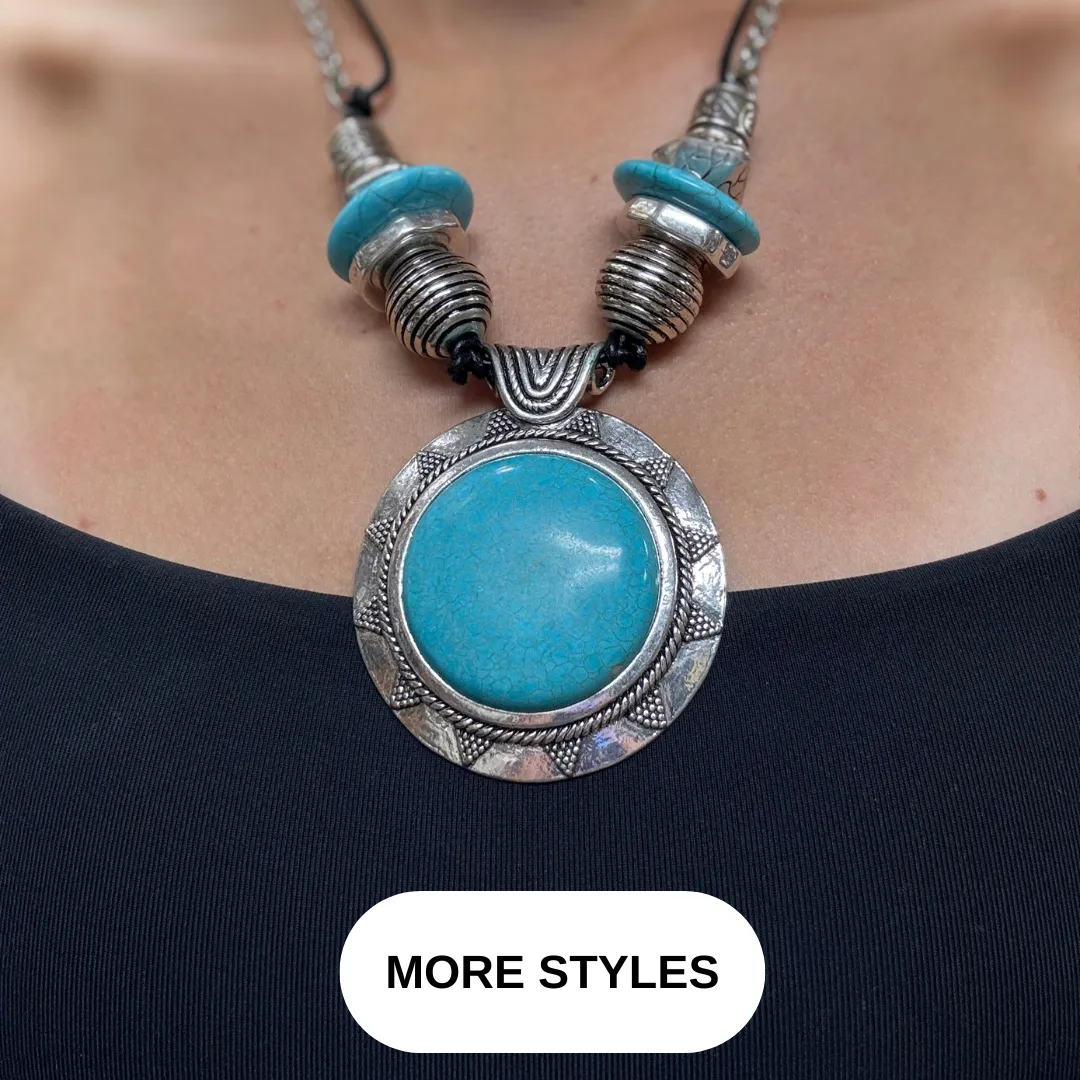 Necklace Short/Long Turquoise
