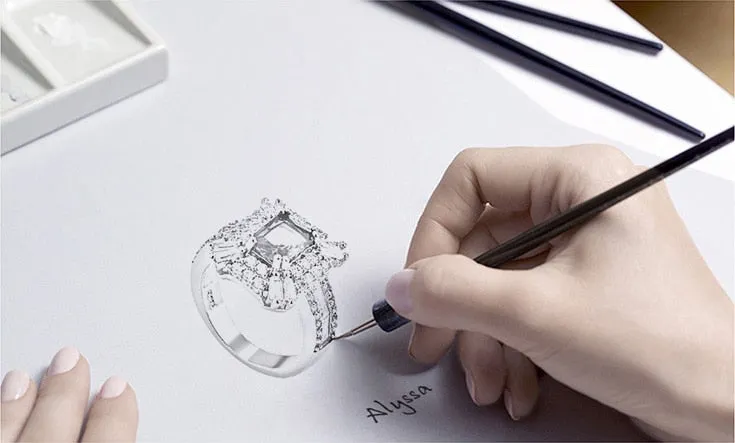 New Arrival Luxury Green Color Princess Cut Marvelous AAA  Quality CZ Diamonds Ring
