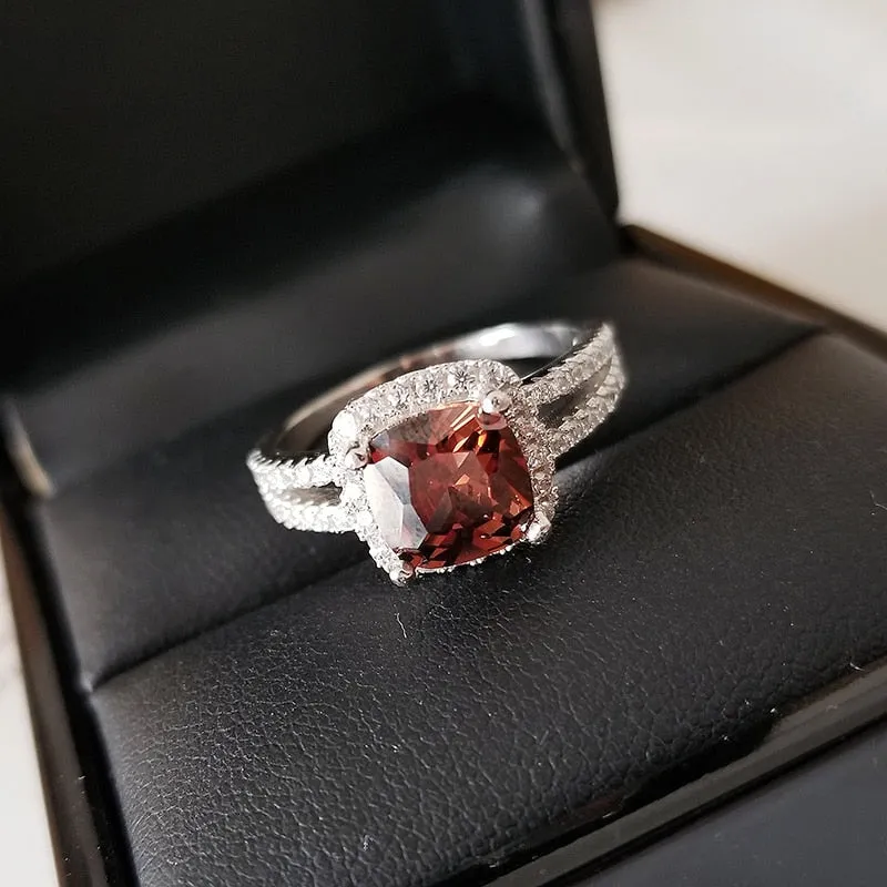 NEW Brown Color Designer AAA  Quality CZ Diamonds Engagement Wedding Promise Rings