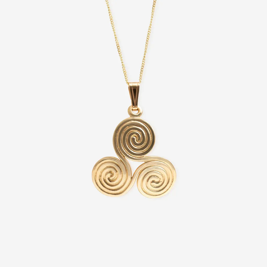 Newgrange Necklace | 10ct Gold
