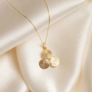 Newgrange Necklace | 10ct Gold