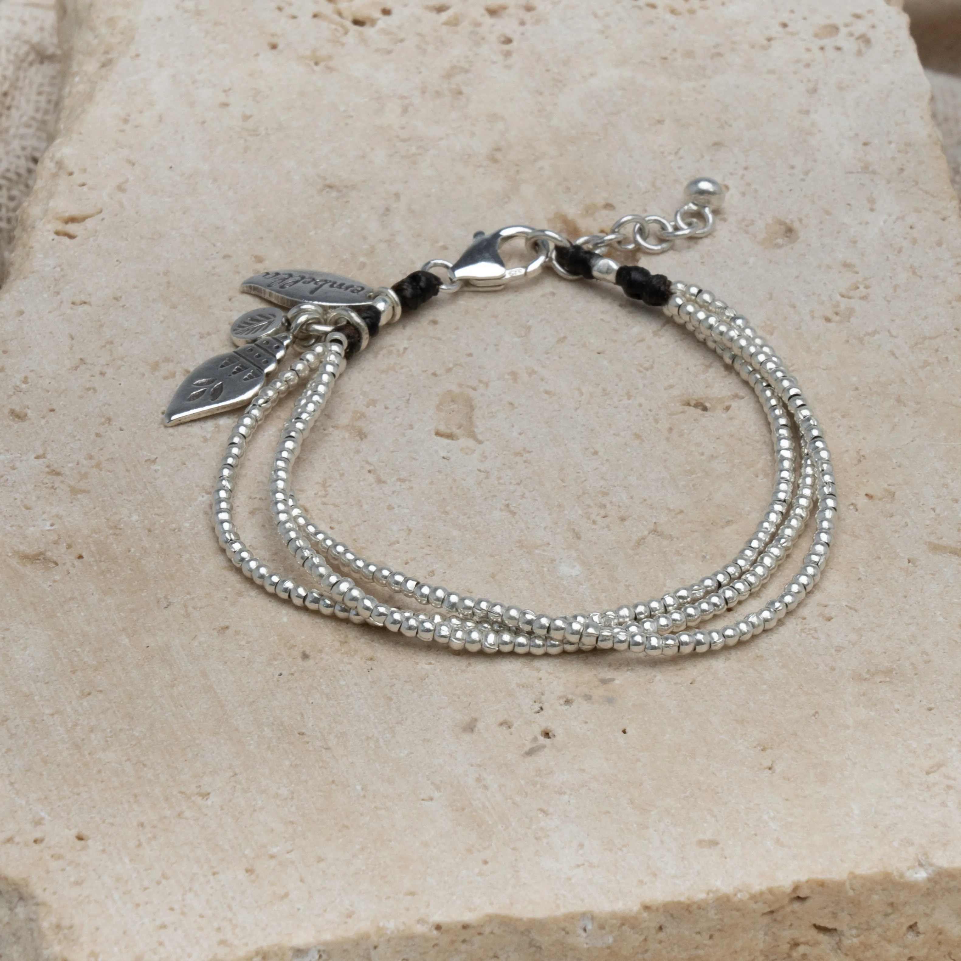 Ocean Pebble Trio Bracelet