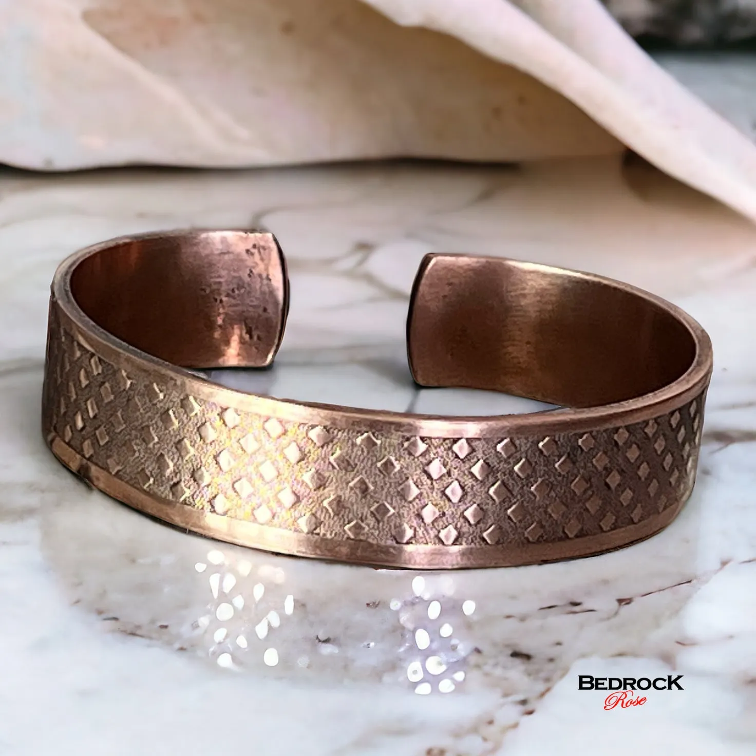 Ombre Diamond Copper Cuff