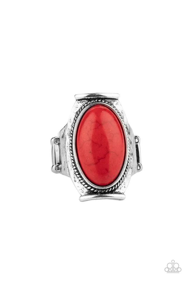 Paparazzi Ring ~ Desert Healer - Red