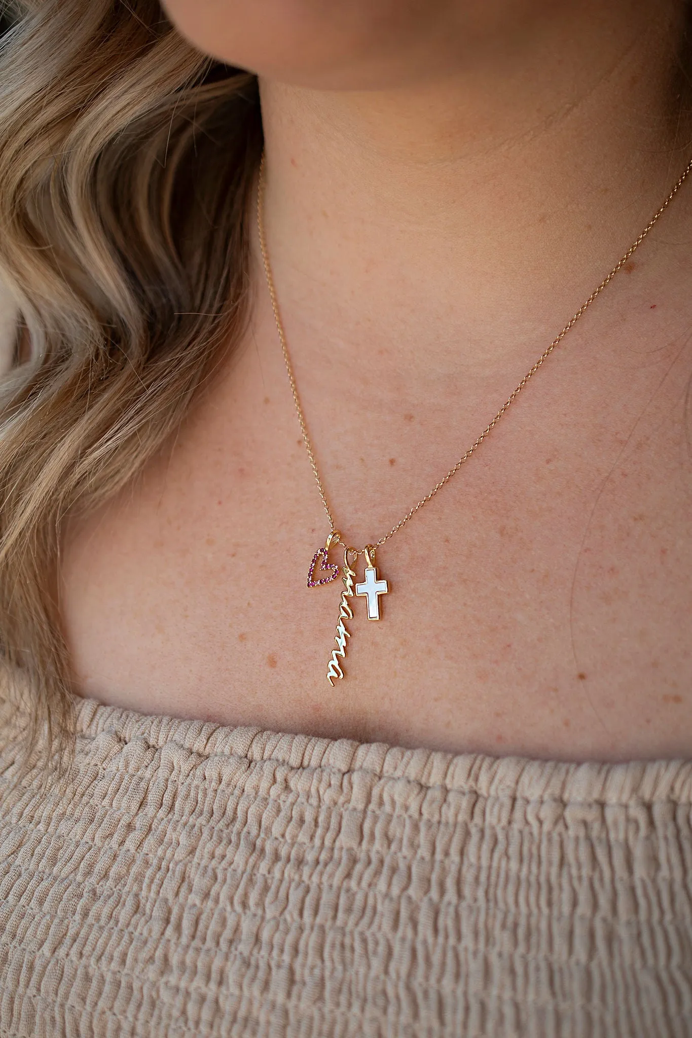 Pearl Cross Necklace