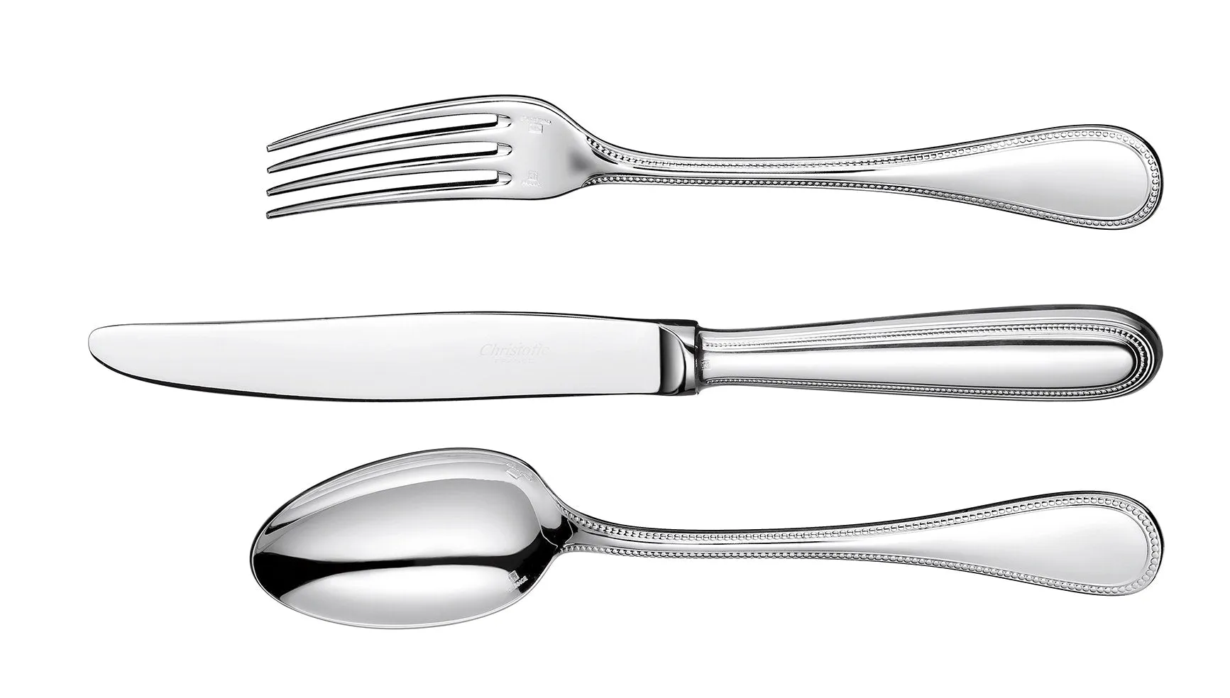 Perles Sterling Silver Salad fork