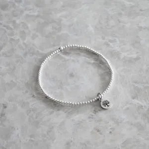 Petals Australia Sterling Silver Disc Tree Charm Bracelet