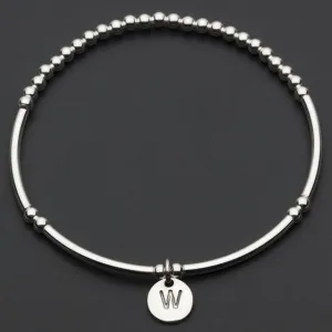 Petals Australia Sterling Silver Love Letter Bracelet - W