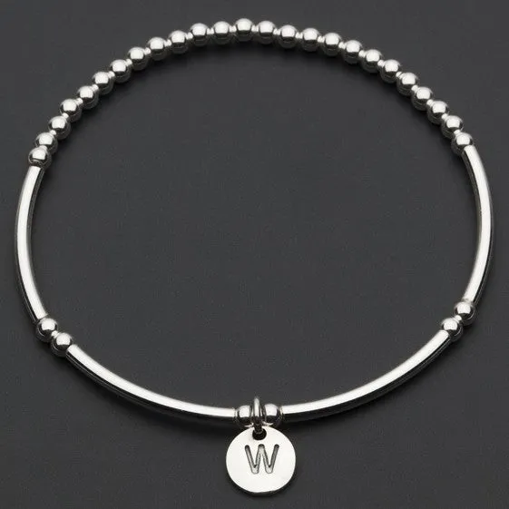 Petals Australia Sterling Silver Love Letter Bracelet - W