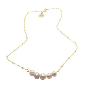 Pink Pearl Necklace