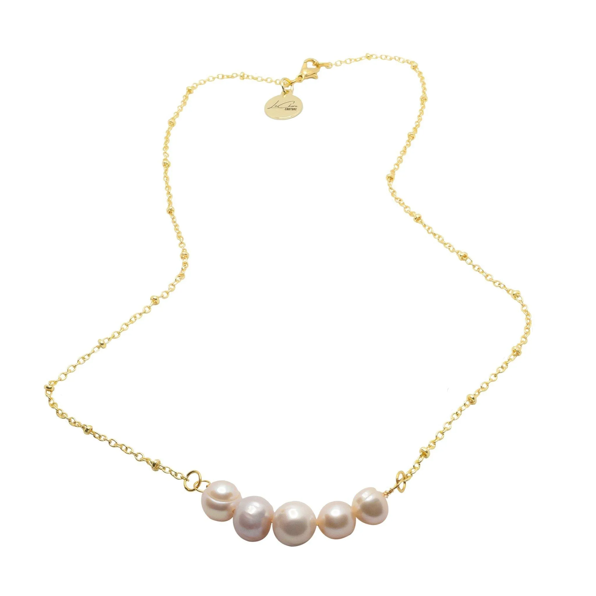 Pink Pearl Necklace