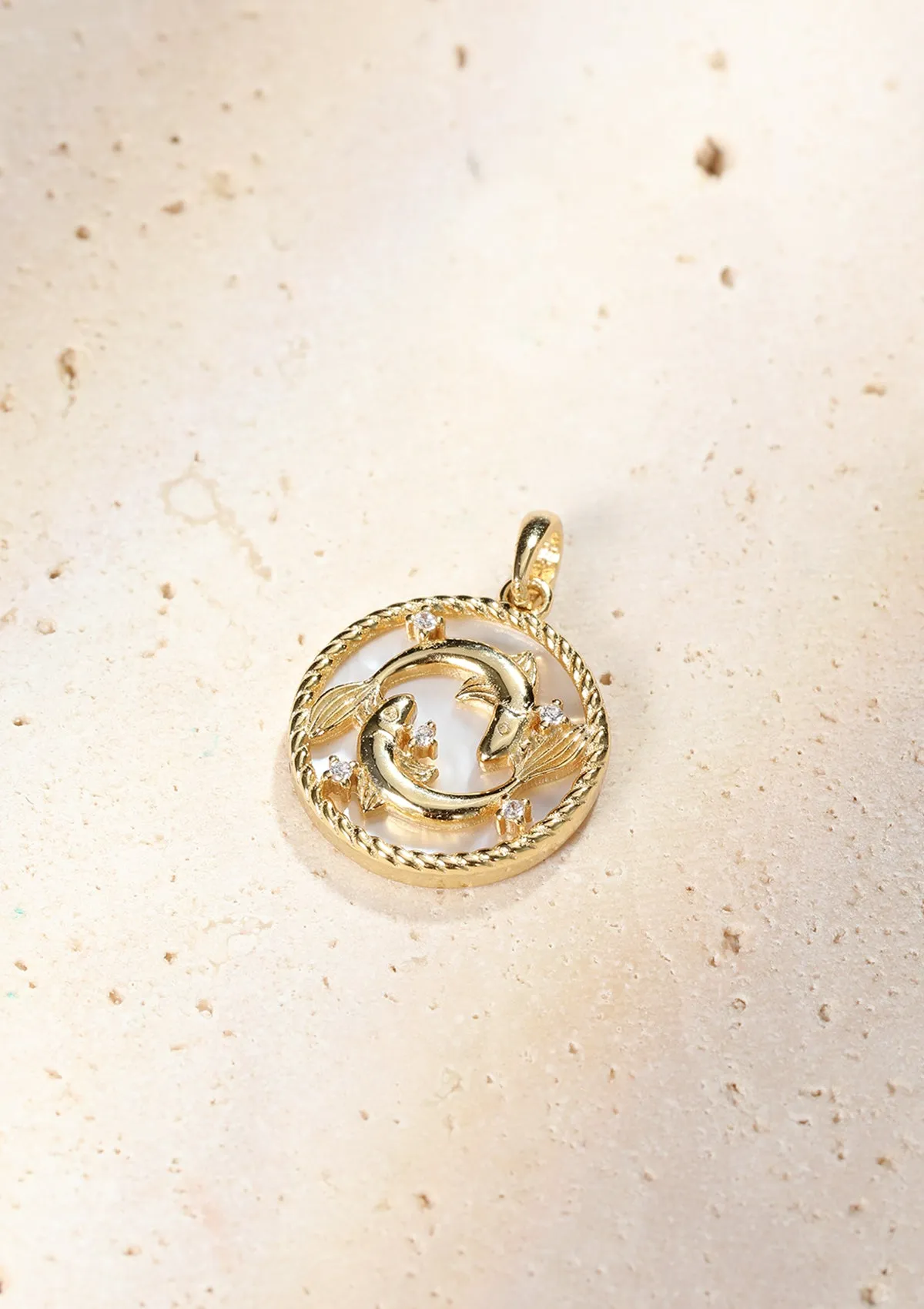 Pisces Zodiac Pendant Necklace