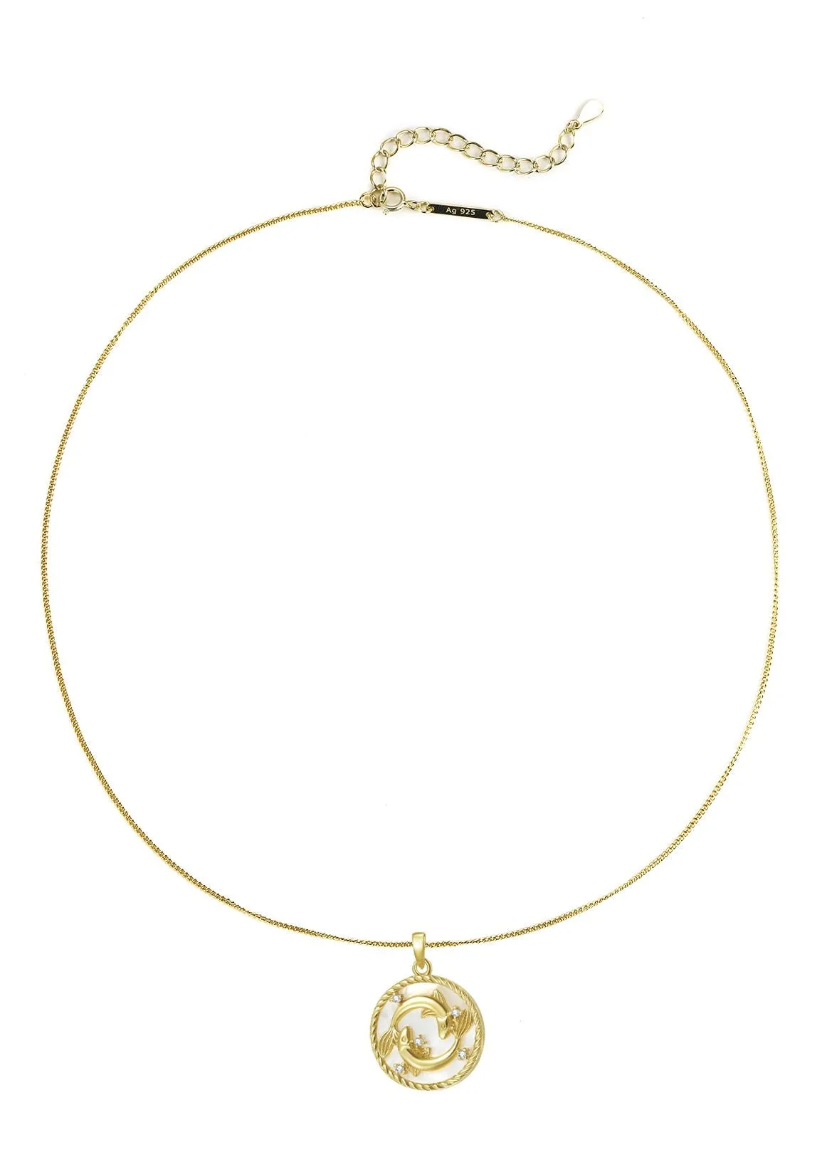 Pisces Zodiac Pendant Necklace