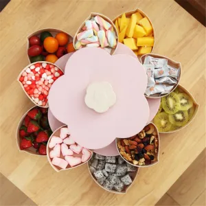 Plum Blossom Flower Petal Fruit Plate