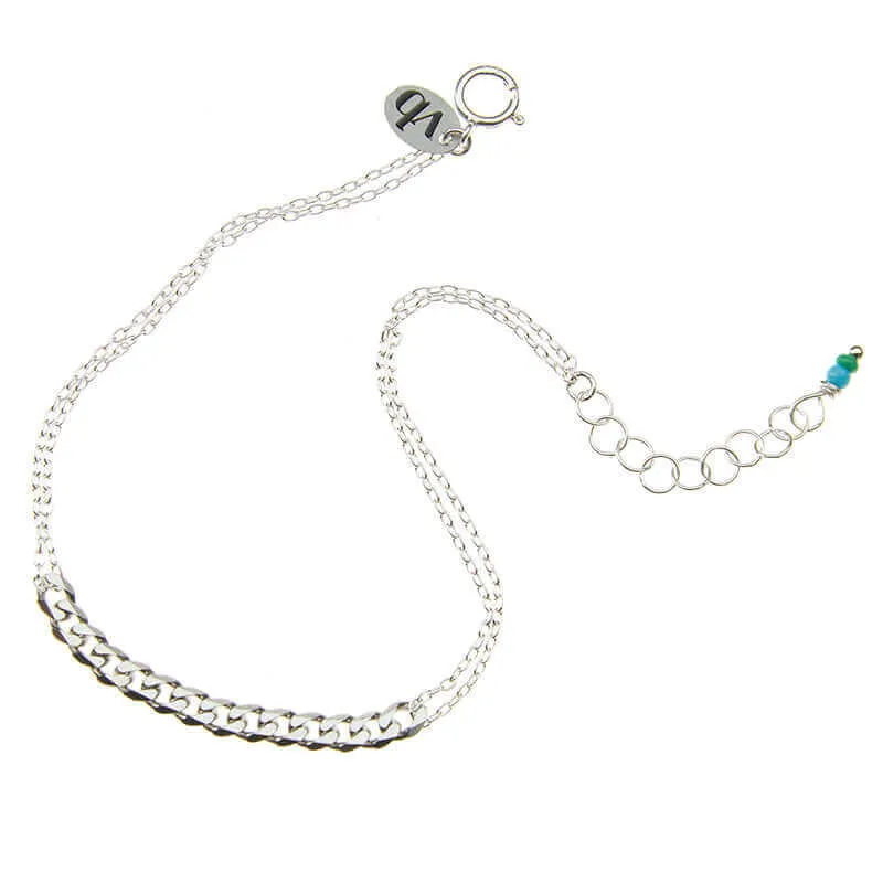 POPI DOUBLE CHAIN BRACELET