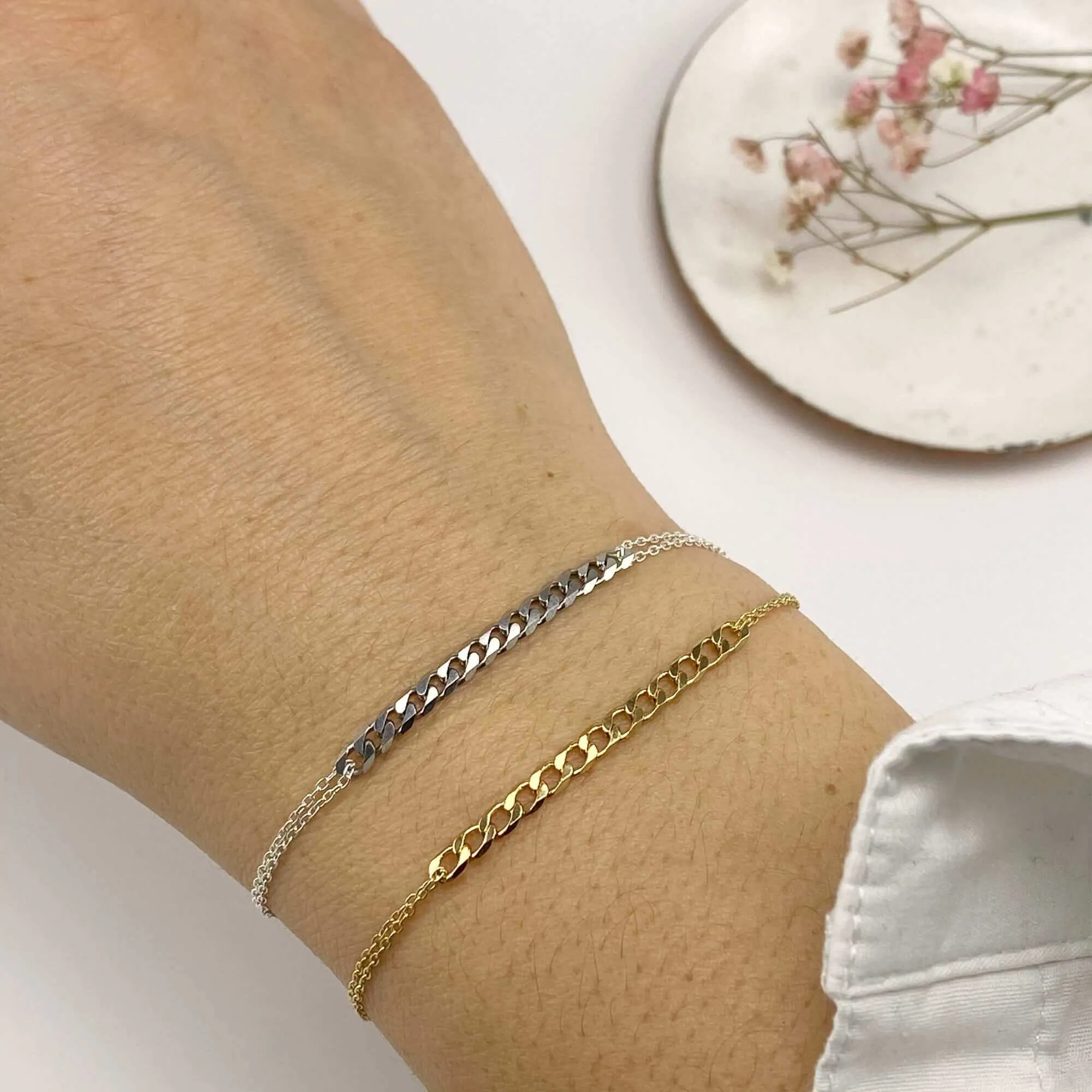POPI DOUBLE CHAIN BRACELET