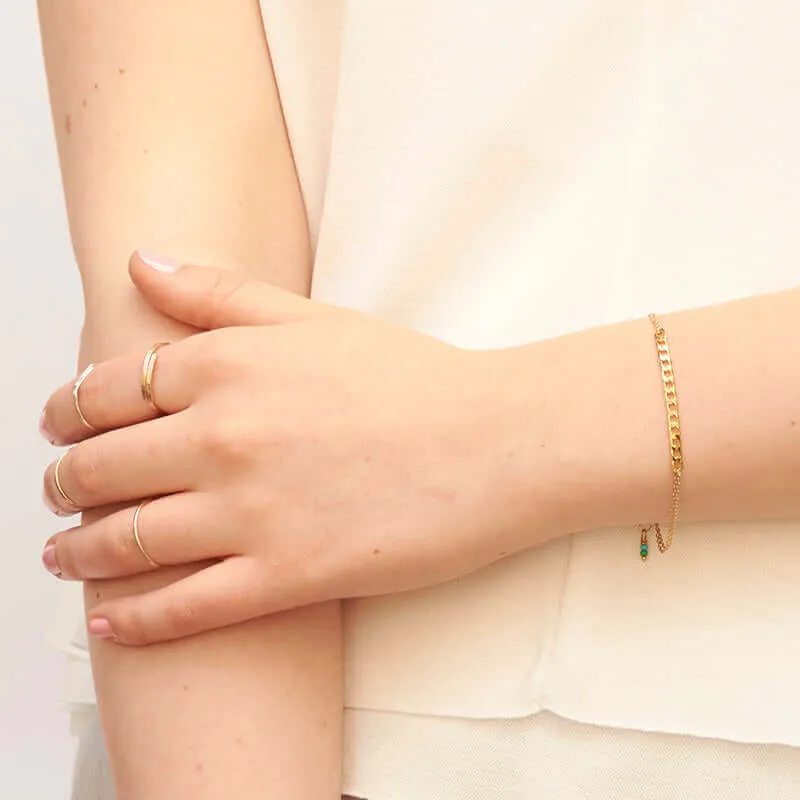 POPI DOUBLE CHAIN BRACELET