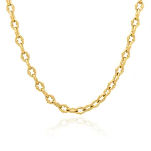 "The Cathedral" 9mm Spiked Chain (Gold)