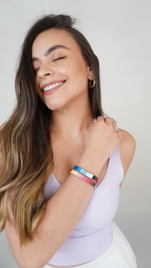 Rainbow Tile Bracelet