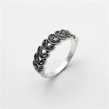 Real Italina for women Genuine Austrian Crystal  18K Rose Gold Plated Vintage Rings