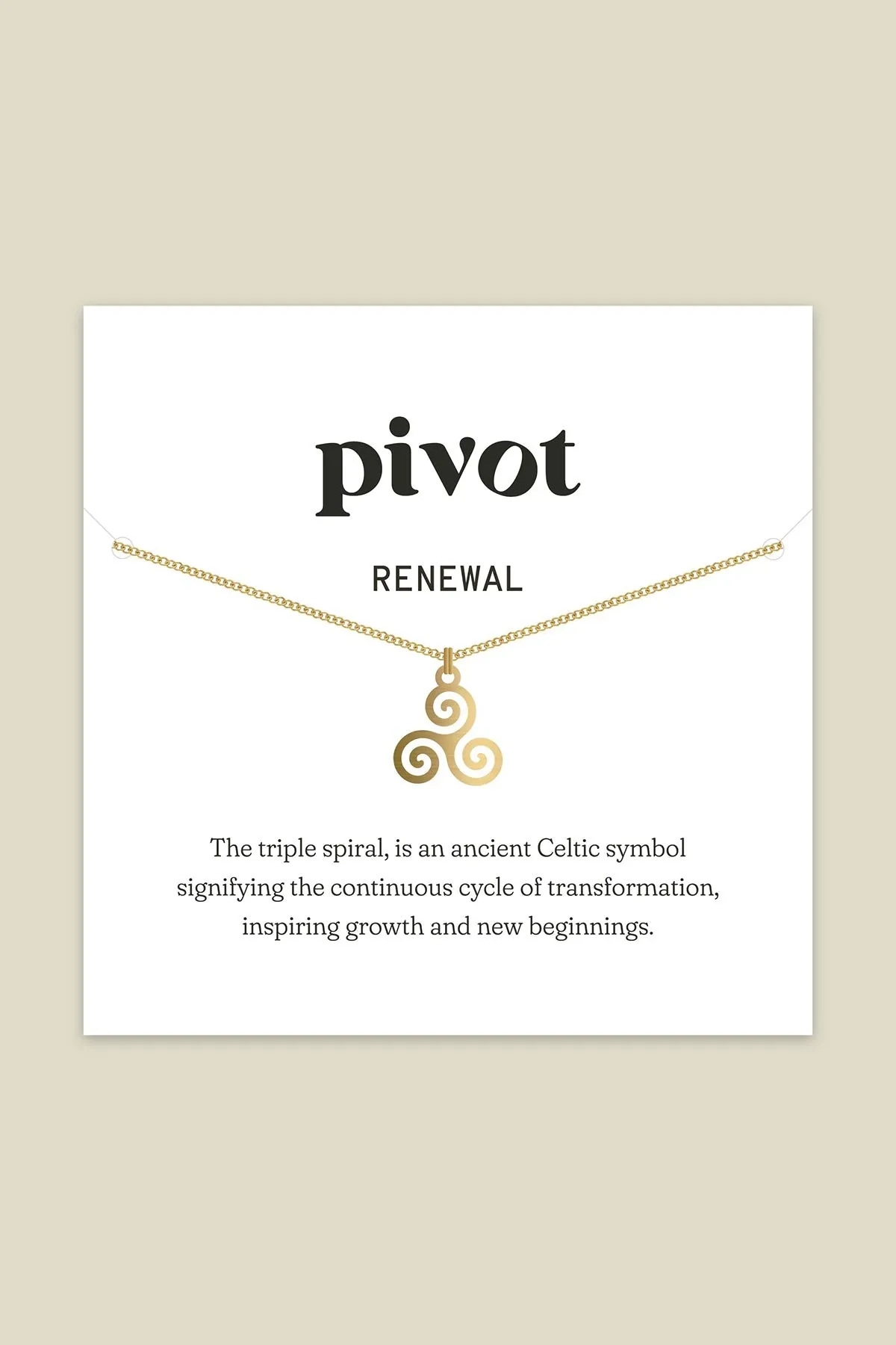 Renewal Pendant Necklace