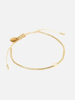 River Bracelet - Gold/Pearl