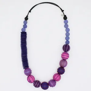 S25 Anaya Statement Necklace-Purple