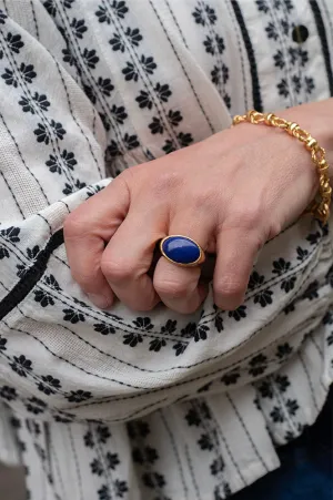 Shyla Serifos Lapis Ring