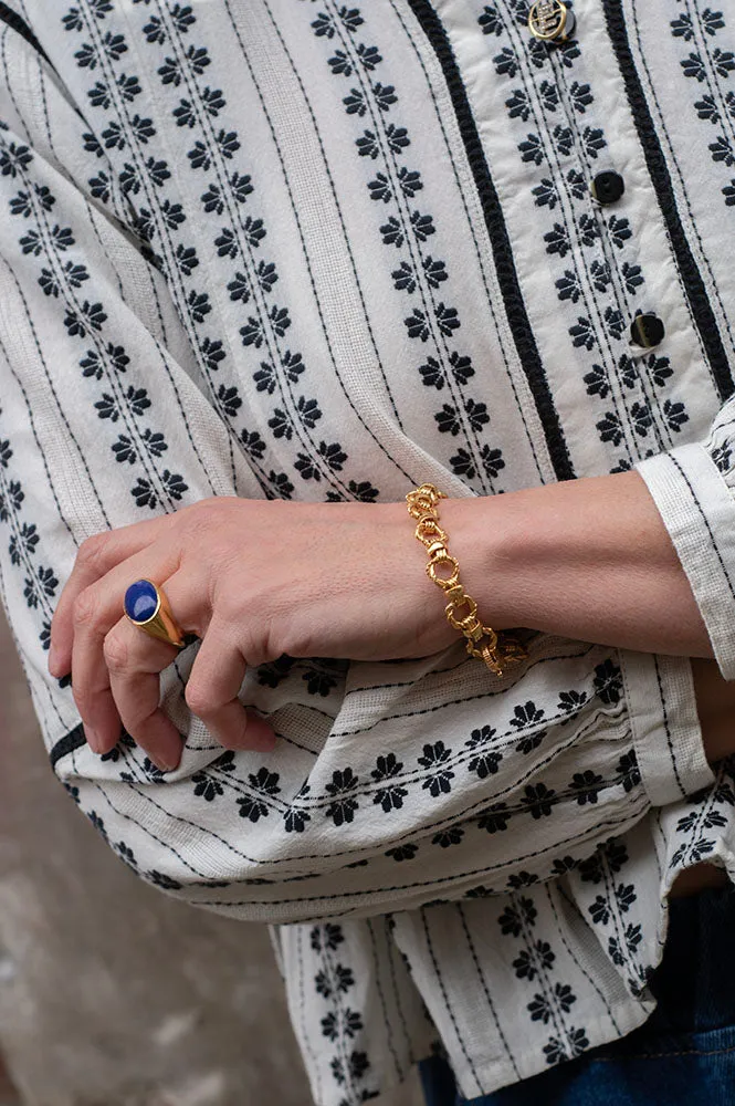 Shyla Serifos Lapis Ring