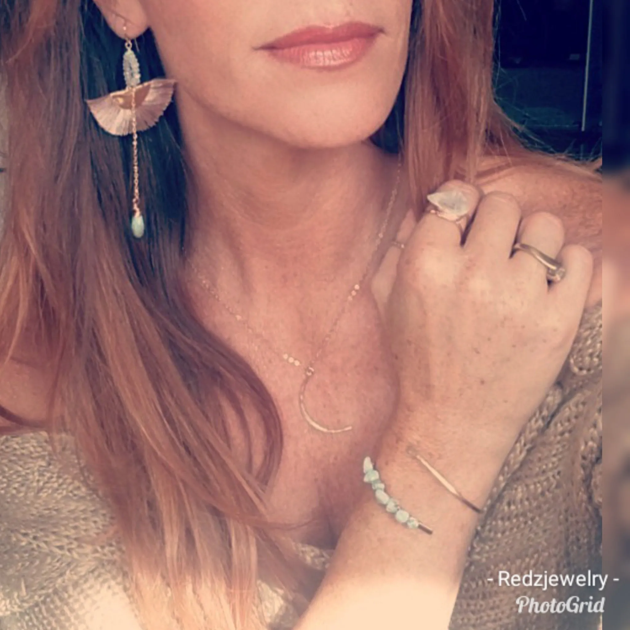 Silk Fan Earrings