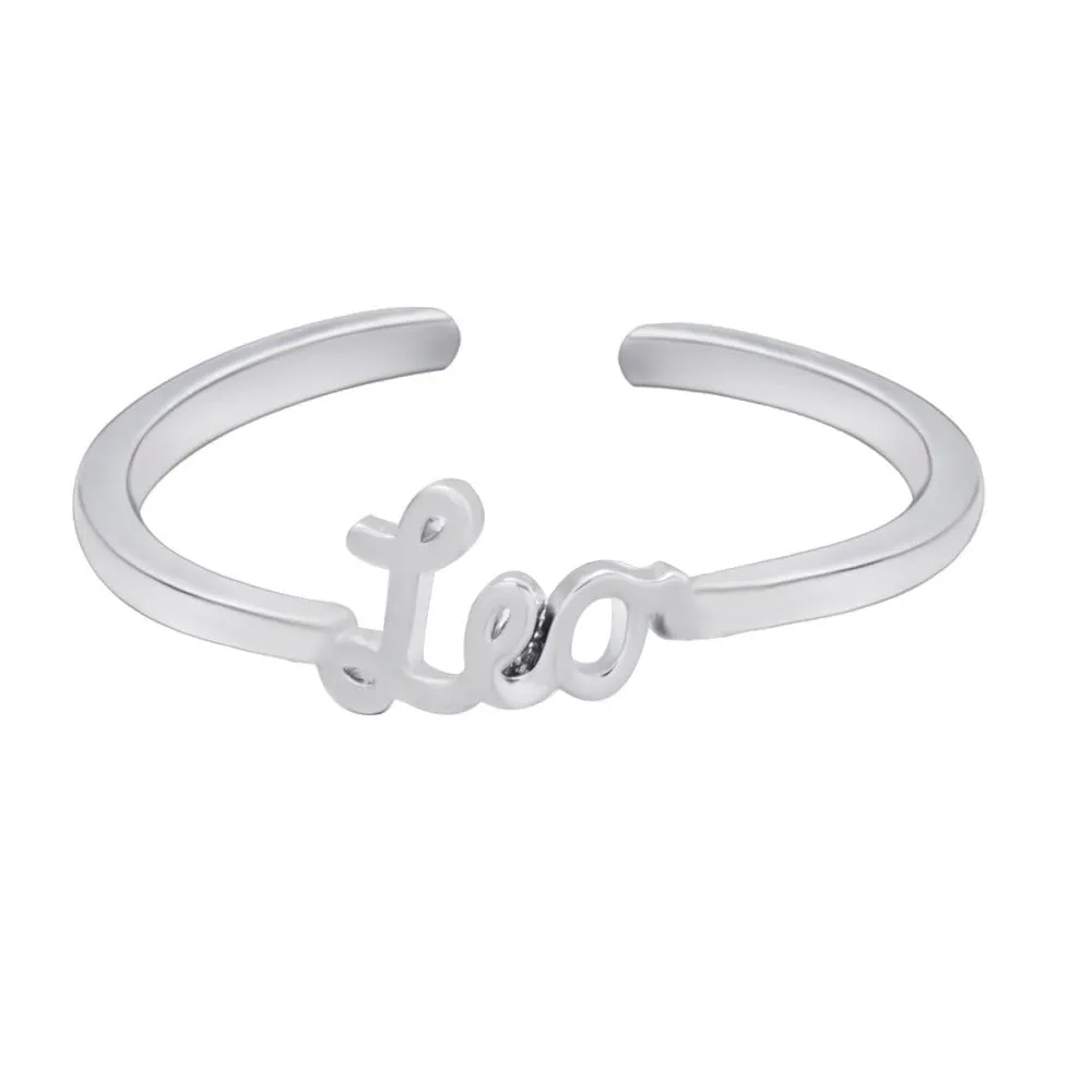 Silver Stackable Zodiac Ring
