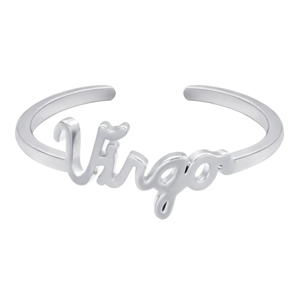 Silver Stackable Zodiac Ring