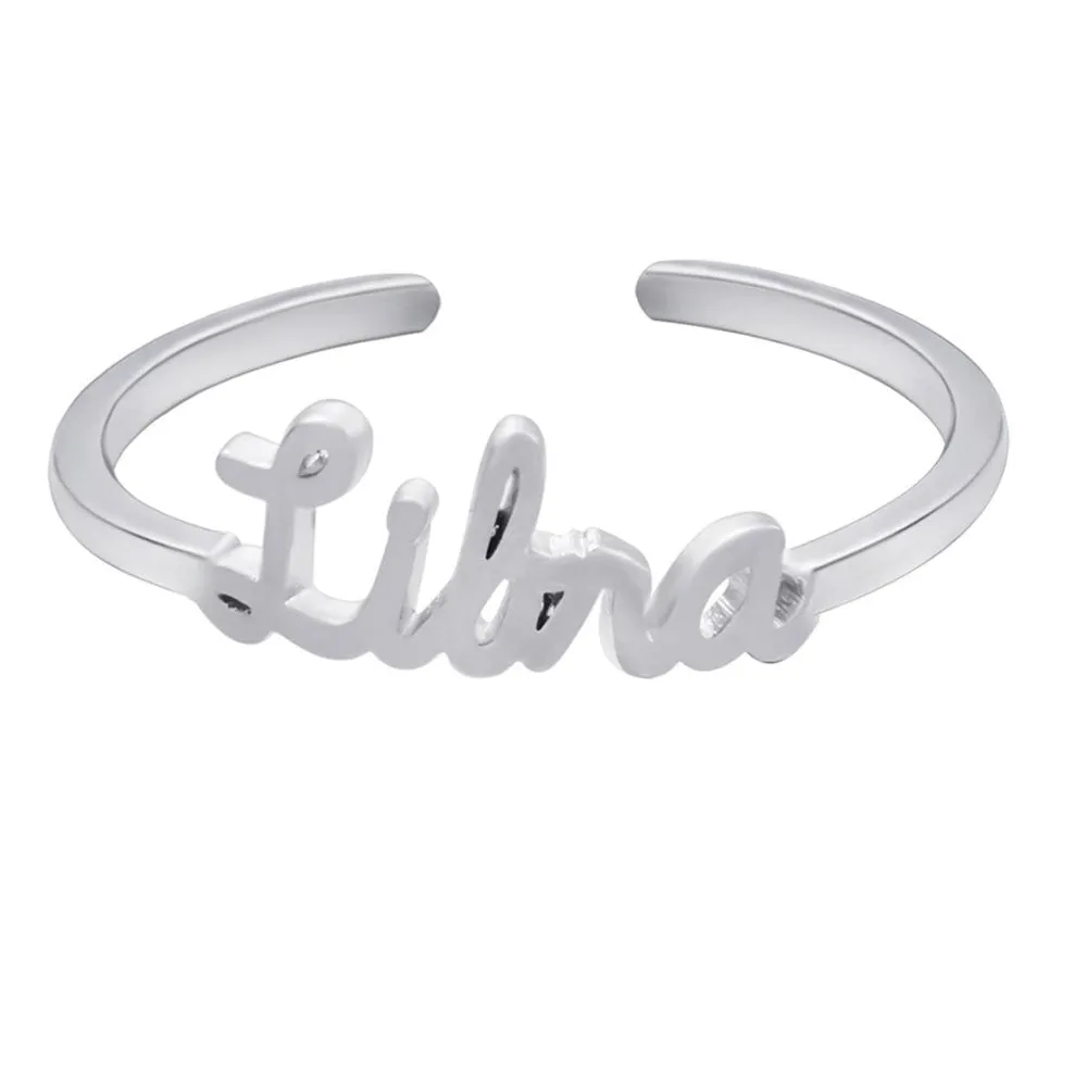 Silver Stackable Zodiac Ring