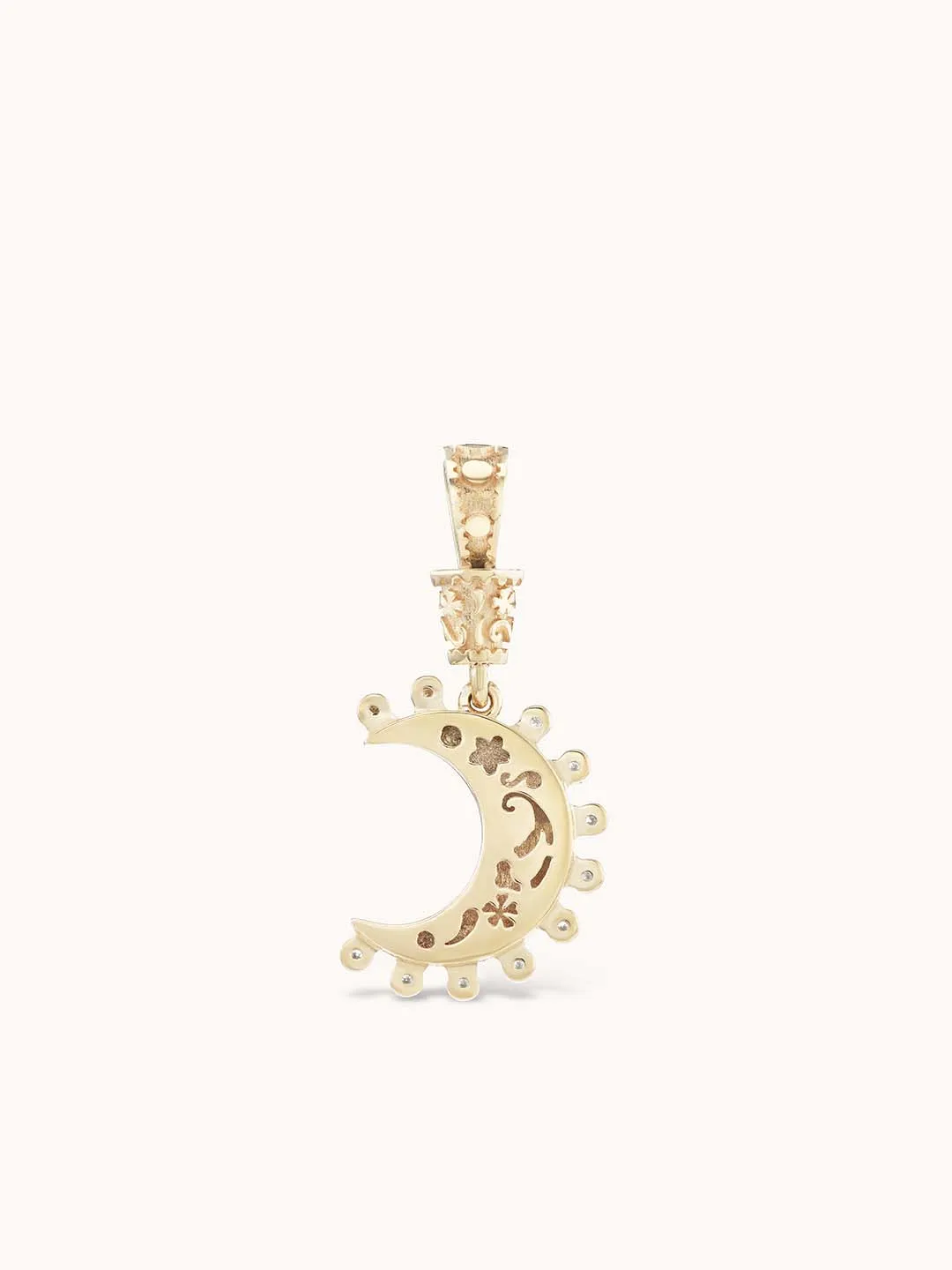 Small Southwestern Moon Charm