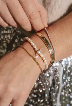 Social Mini Bracelet  Pearl