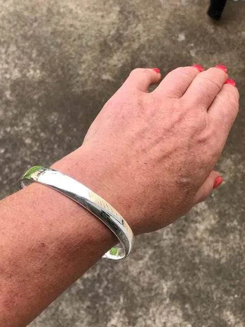 Solo Silver Bangle