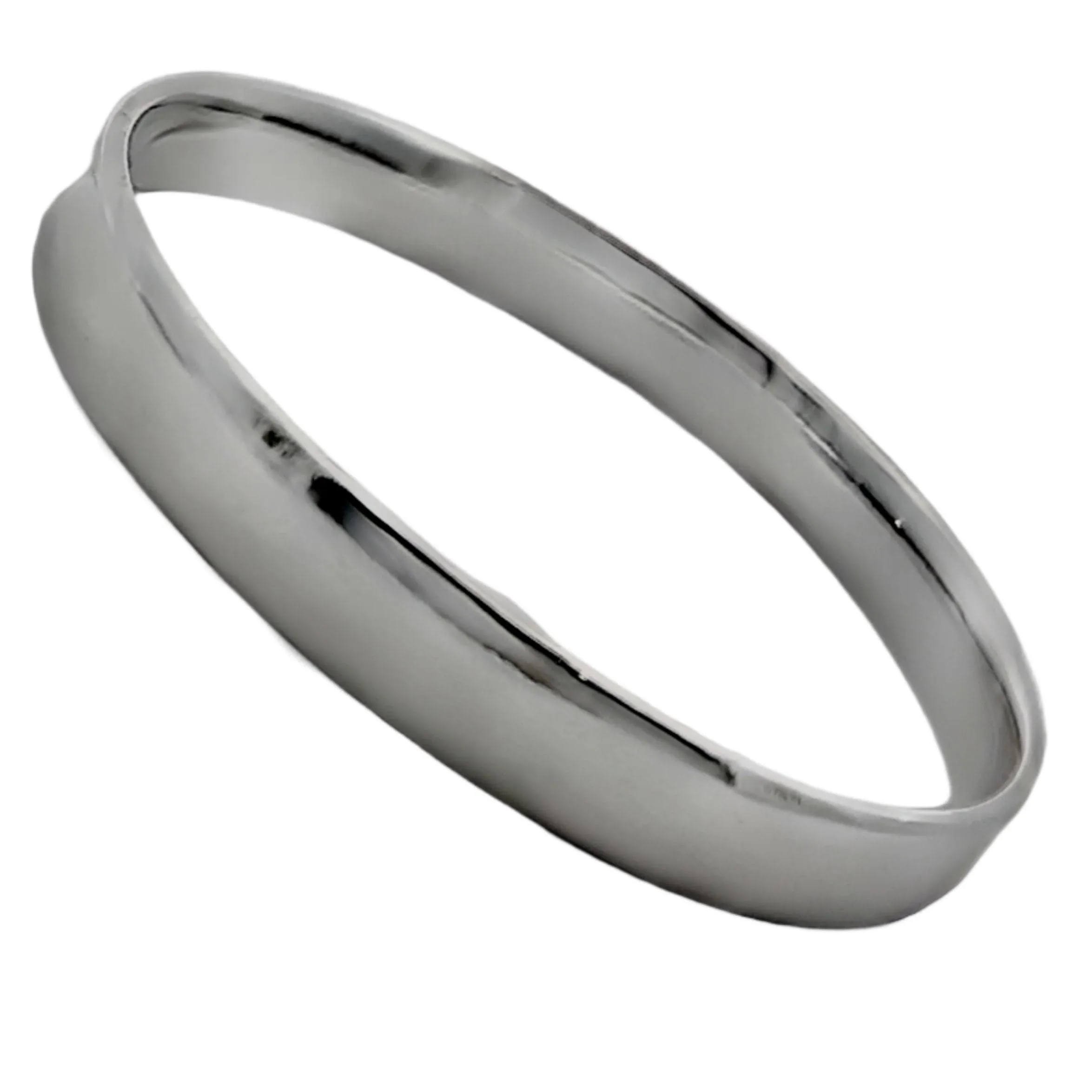 Solo Silver Bangle
