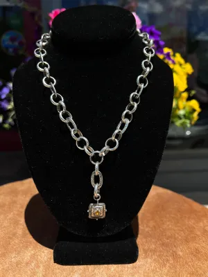 Sterling Silver Pendant Chain Necklace