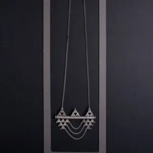 Straight and slant ( Long Chain Pendant )