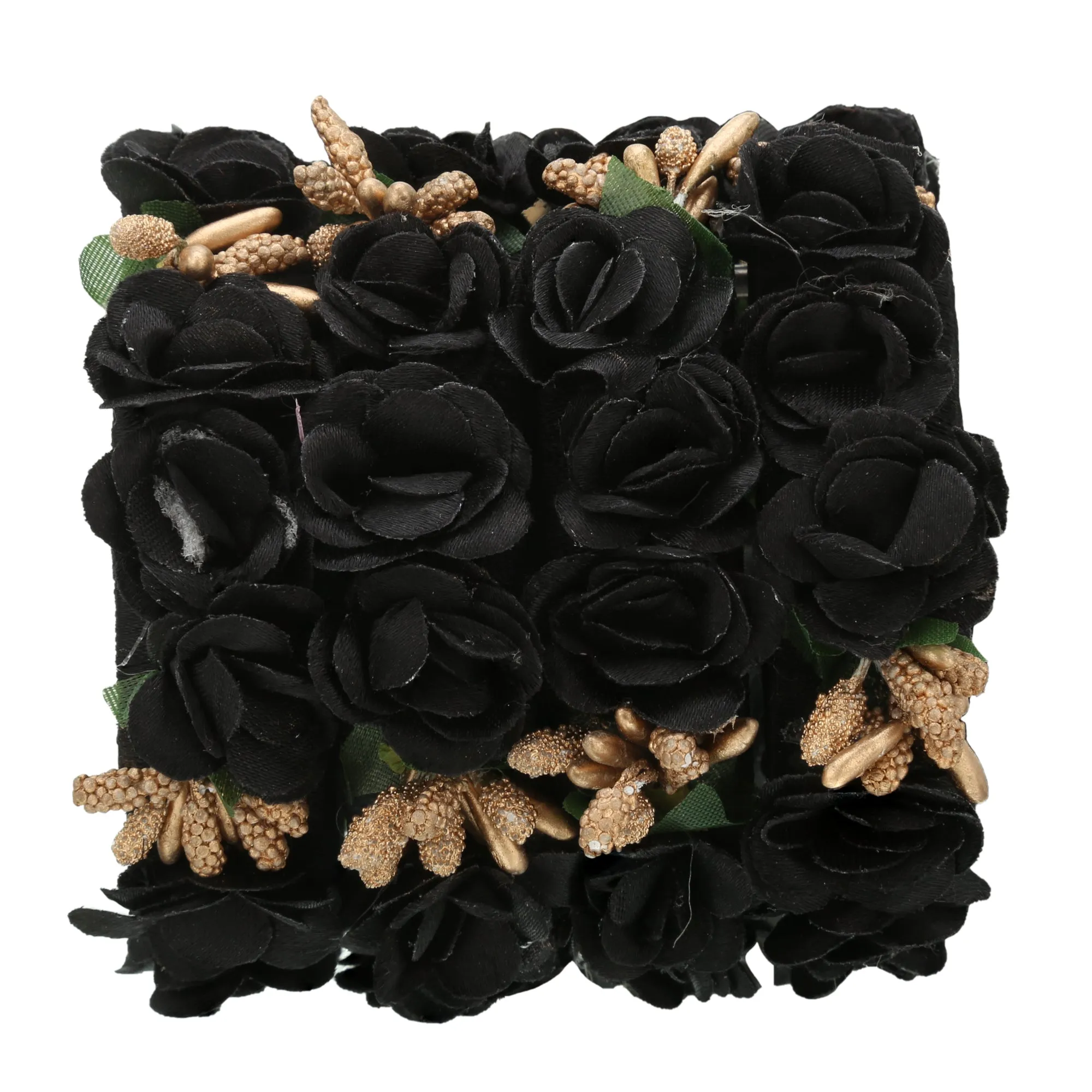 Sukriti Beautiful Handcrafted Black Flower Designer Silk thread Bridal Chuda Wedding Bangles for Women – Set of 22