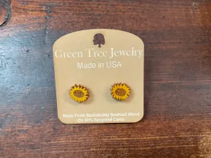 Sunflower Stud Earrings