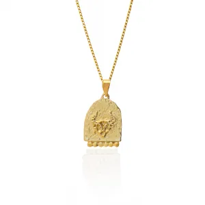 TAURUS ZODIAC NECKLACE - GOLD